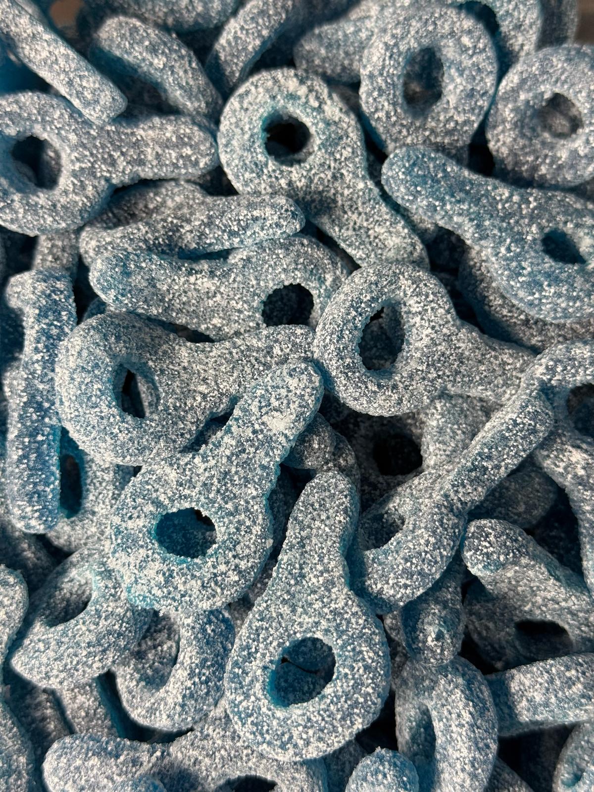 🔵 Bonbons Têtes de Clés Bleues (100g)
