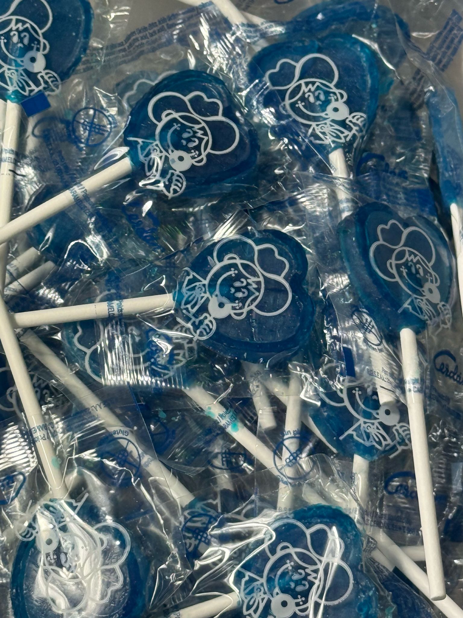 💙 Sucette Corazon  Bleu (unité)